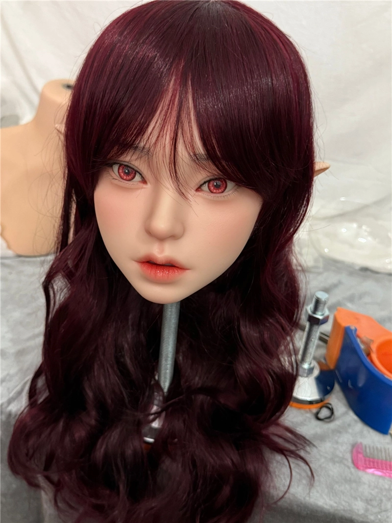 ROS Mouth Real Silicone Sex Doll Head LS73