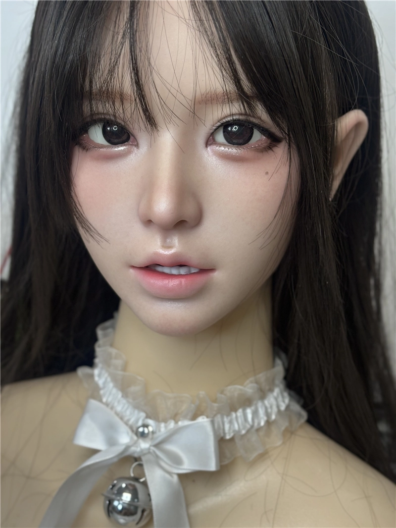 ROS Mouth Real Silicone Sex Doll Head LS75
