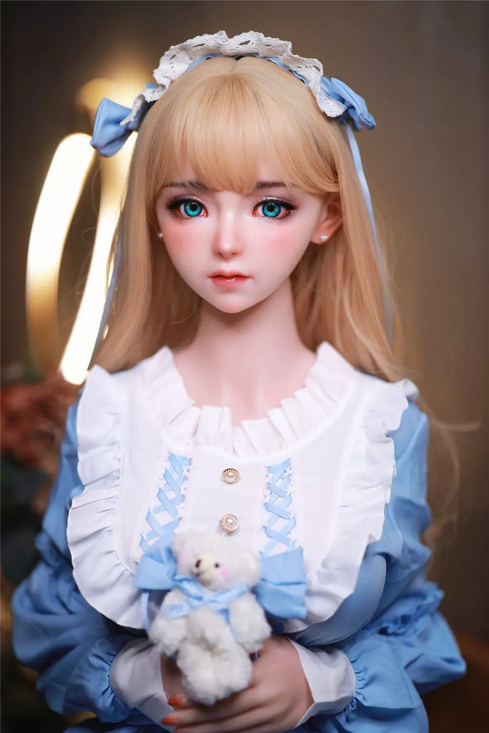 JY 161cm Silicone implanted hair Mili blone hair