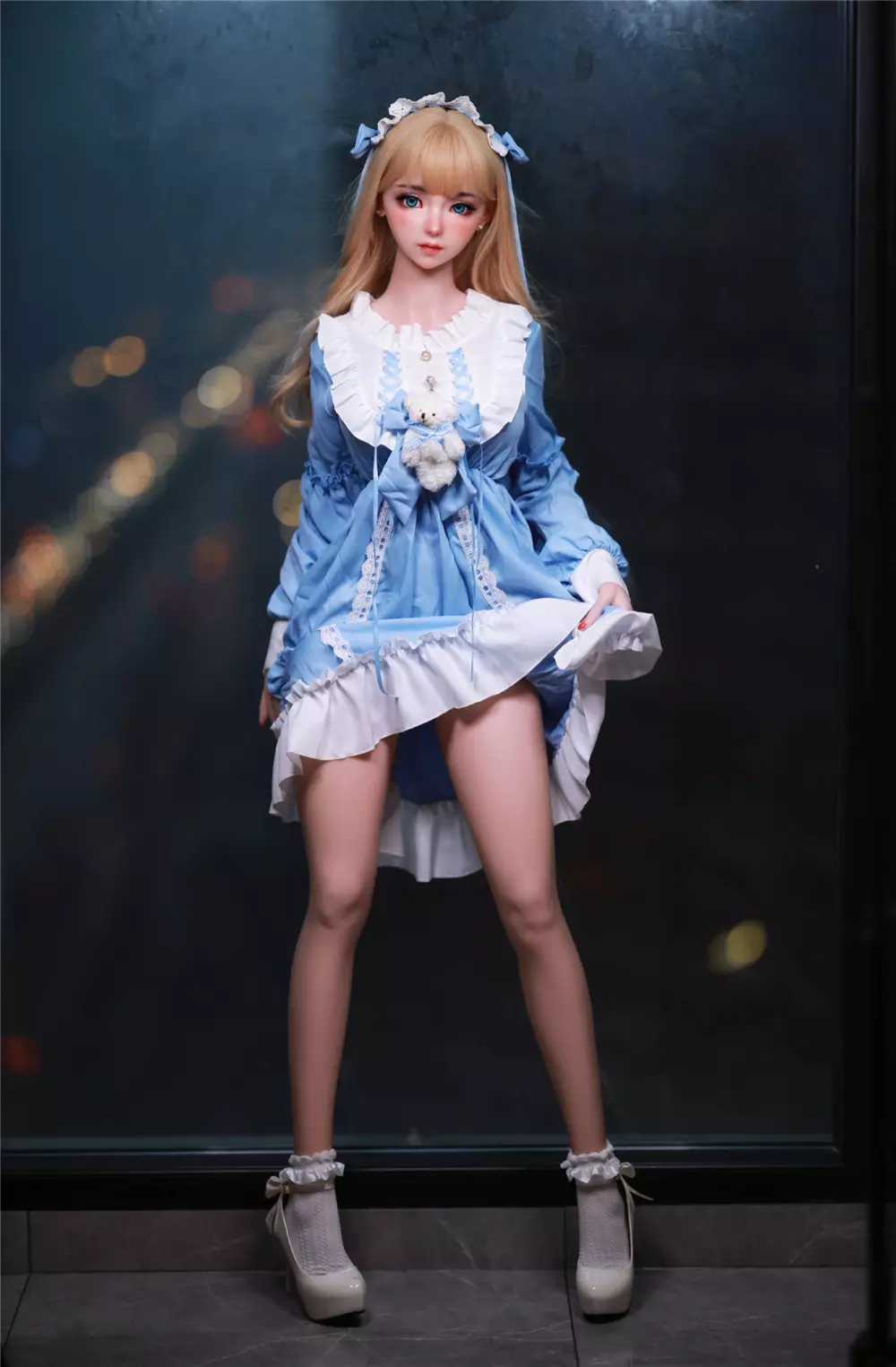 JY 161cm Silicone implanted hair Mili