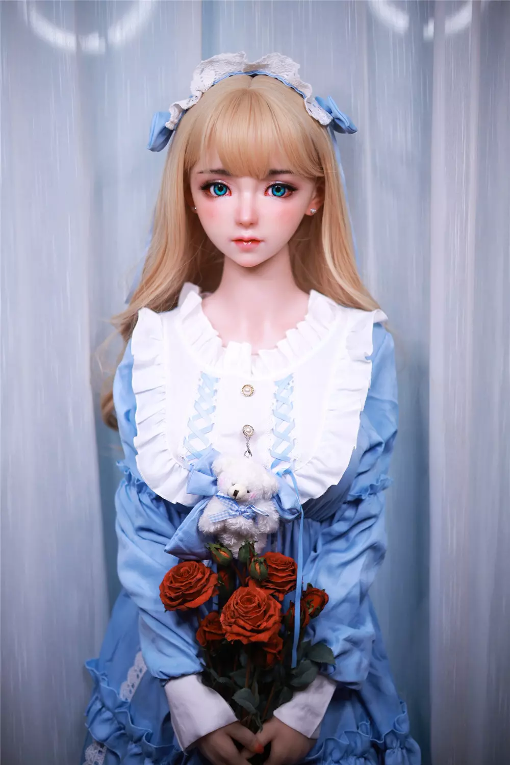JY 161cm Silicone implanted hair Mili