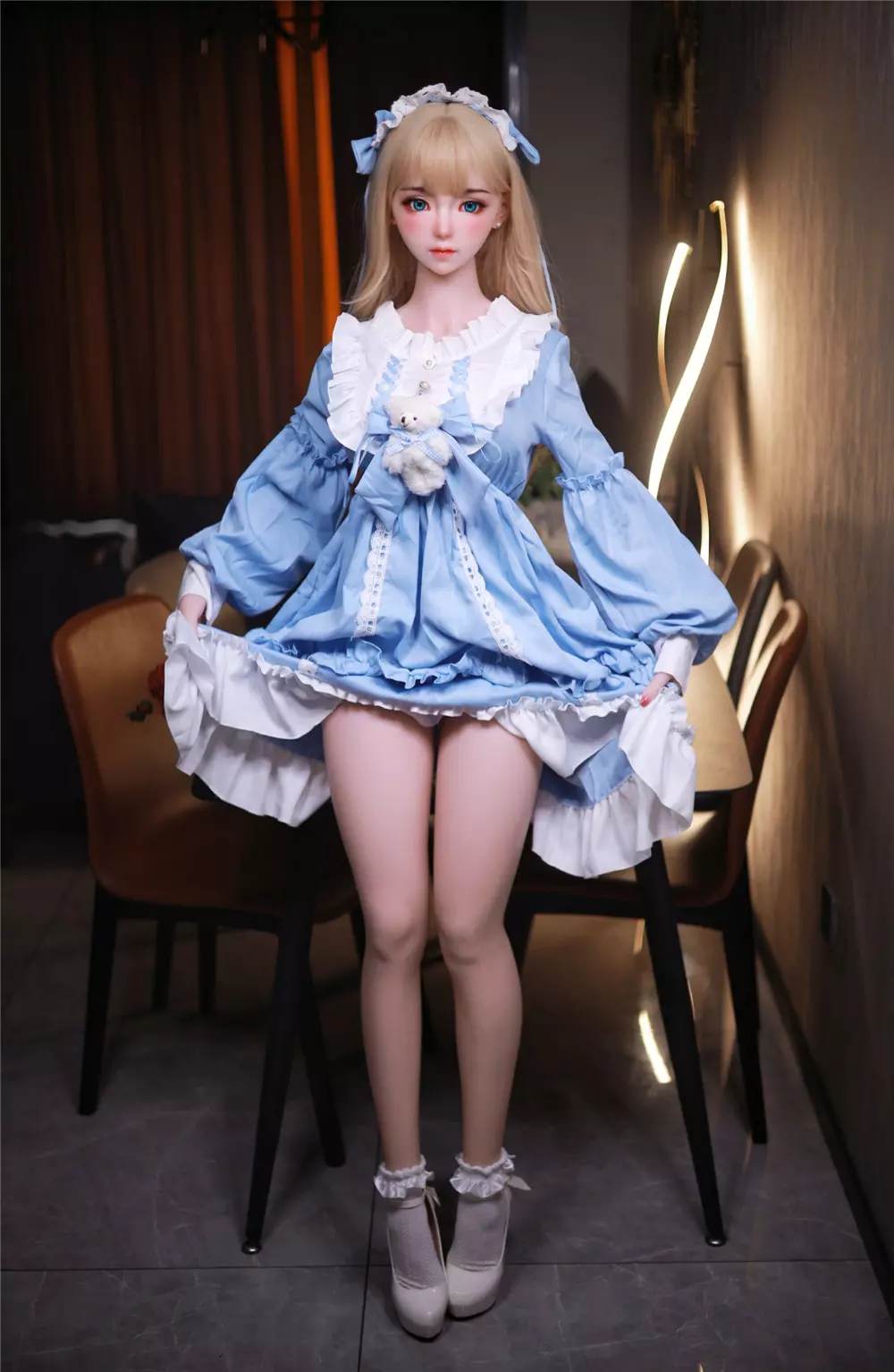JY 161cm Silicone implanted hair Mili