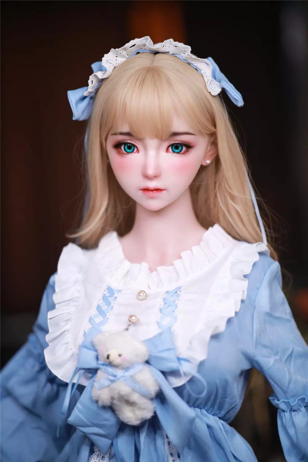 JY 161cm Silicone implanted hair Mili blone hair