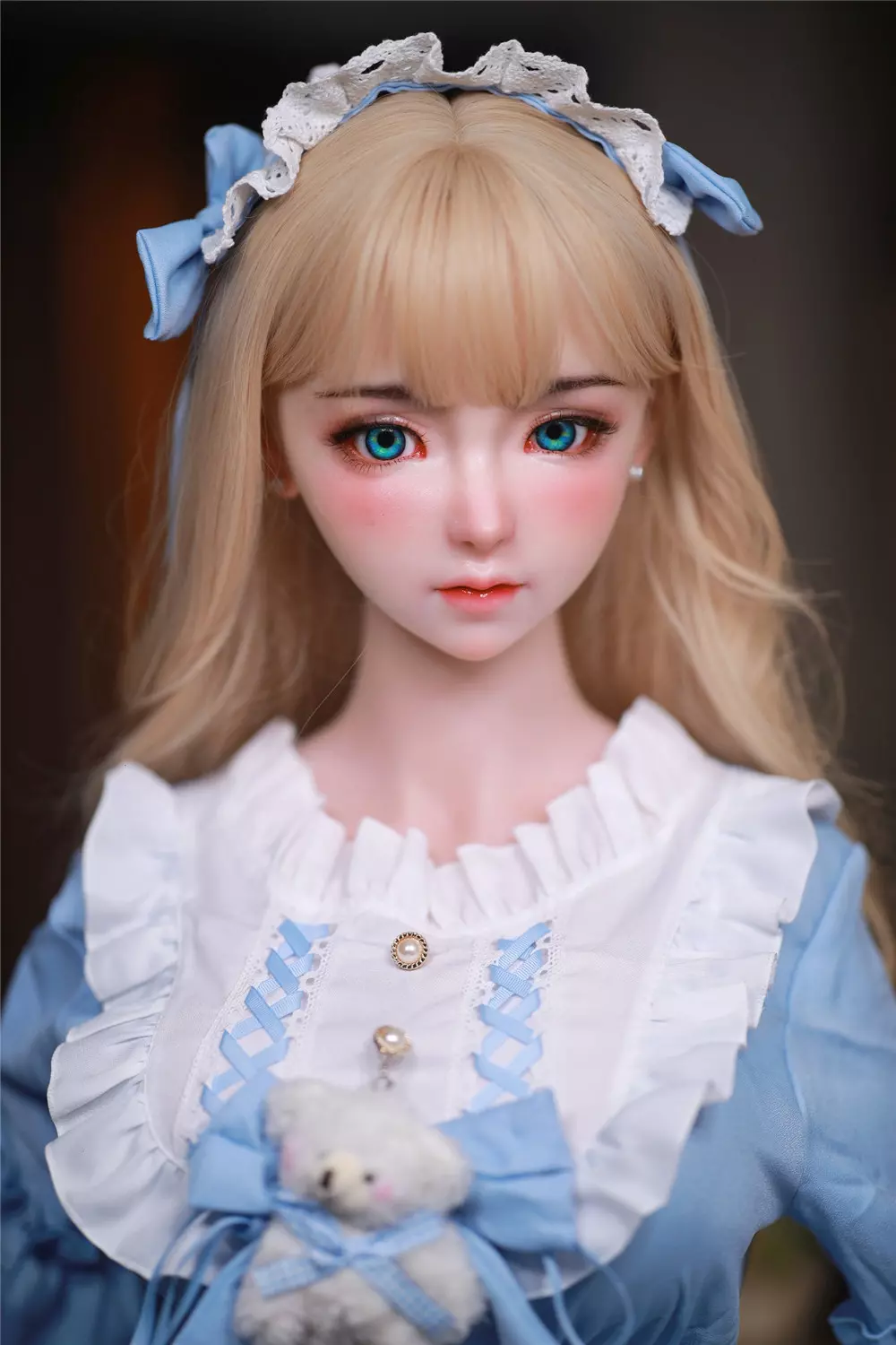 JY 161cm Silicone implanted hair Mili blone hair