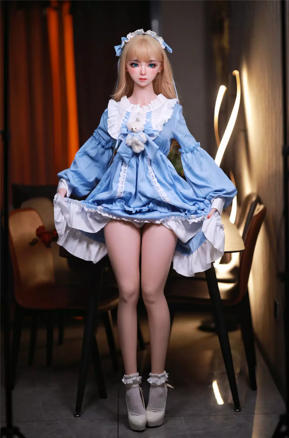 JY 161cm Silicone implanted hair Mili
