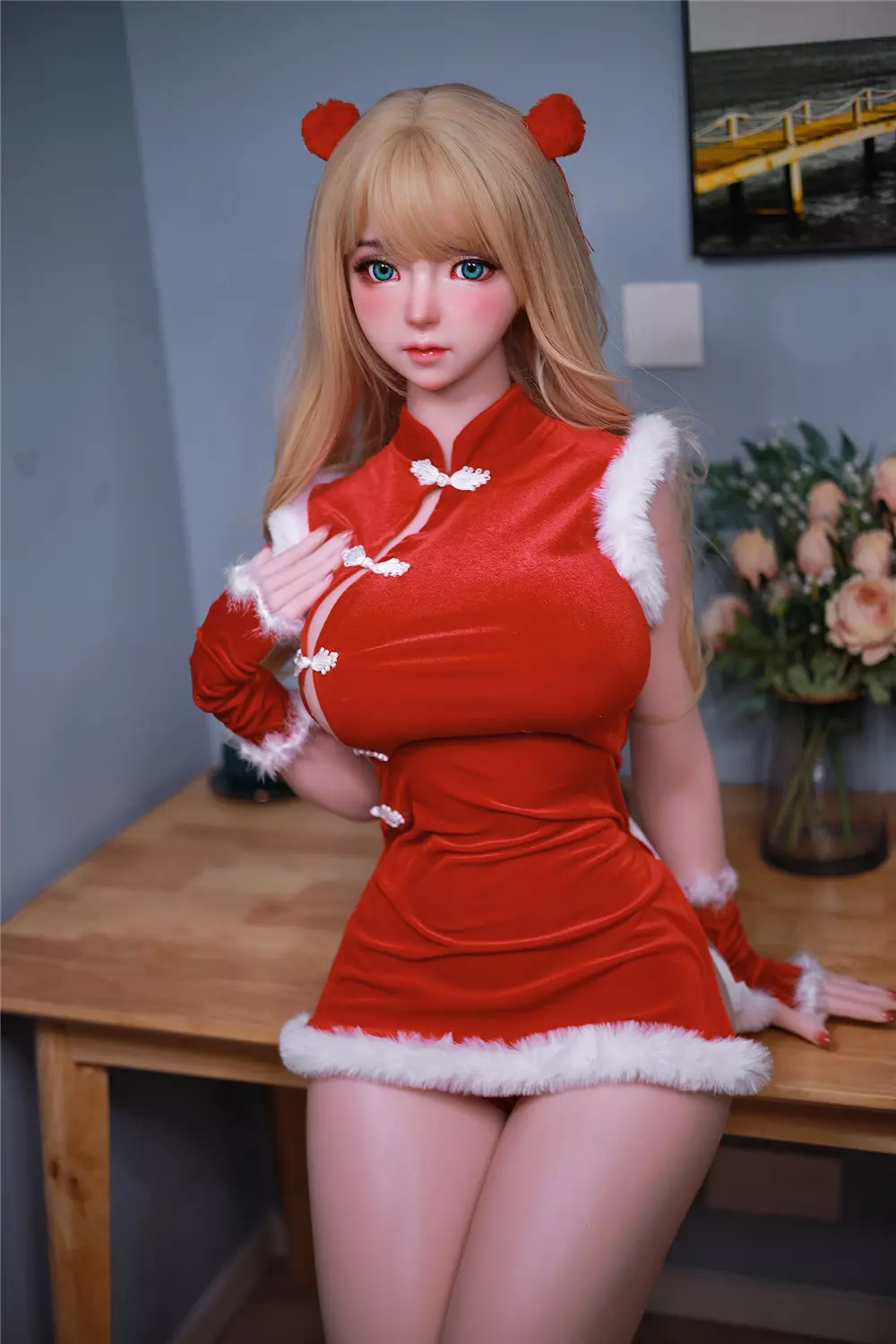 JY 161cm Silicone implanted hair Mili
