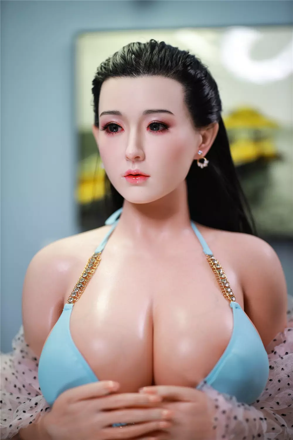 JY 162cm Silicone implanted Black hair Ying