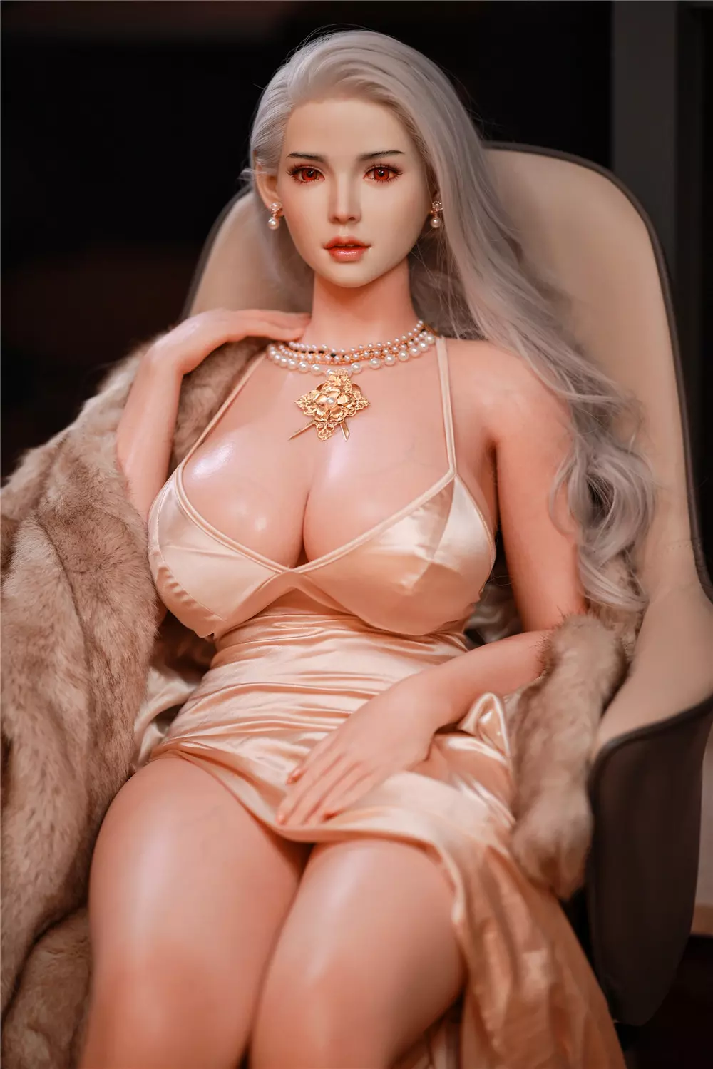 JY 162cm Silicone implanted hair Nana