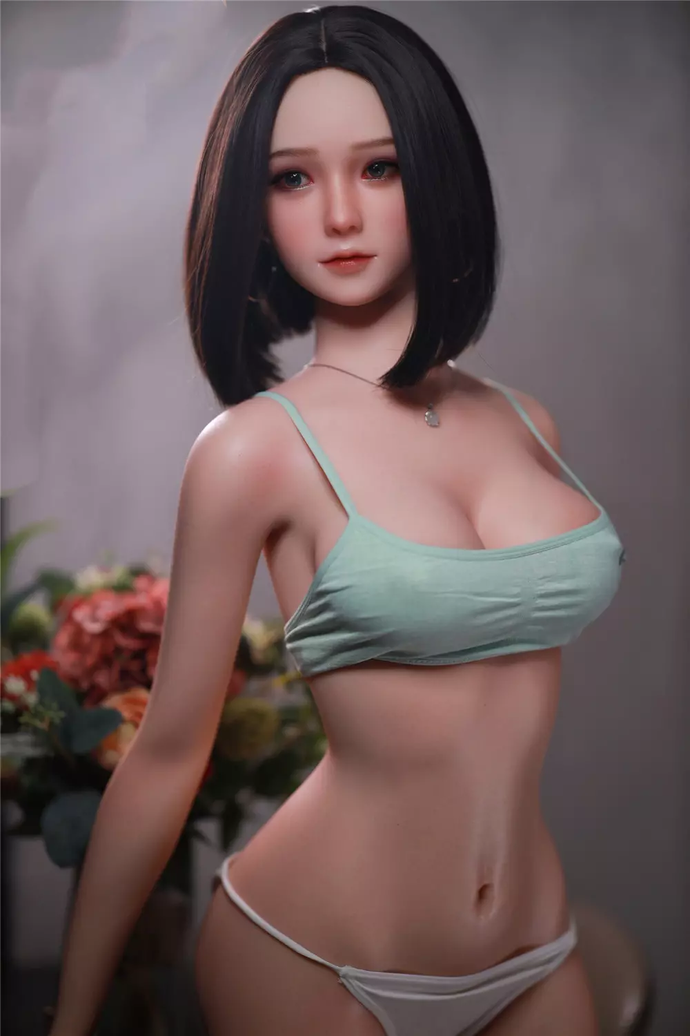 JY 165cm Silicone implanted hair sex doll YiRan