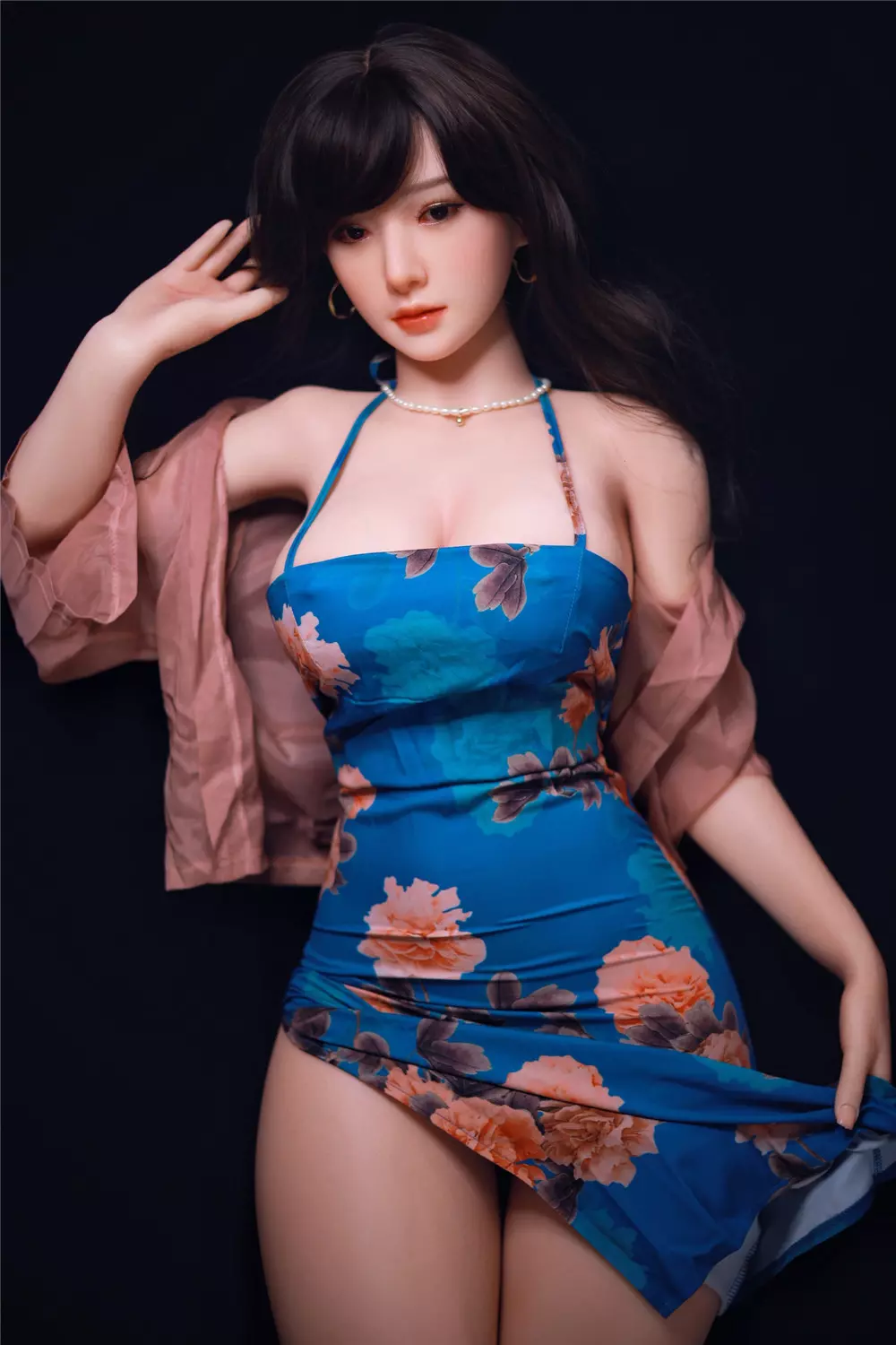 JY 163cm Silicone implanted hair sex doll MeiYu