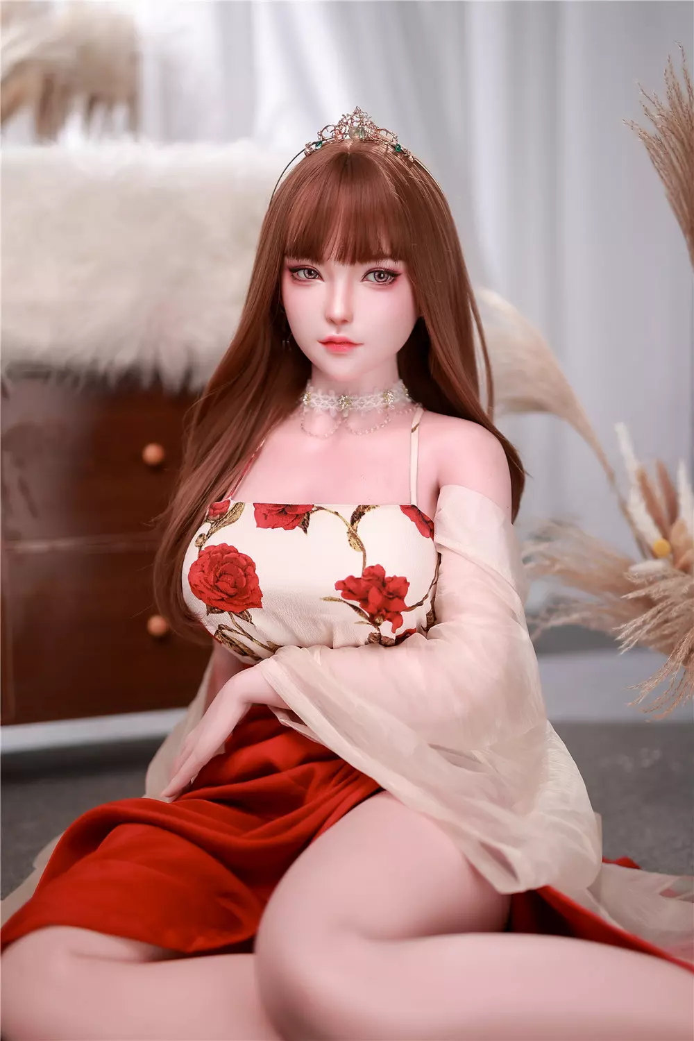 JY 163cm Silicone implanted hair sex doll MiTao