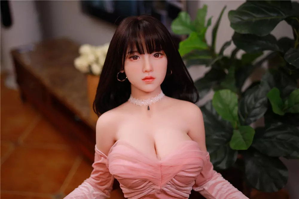 JY 161cm Silicone Head with TPE Body implanted hair Xu