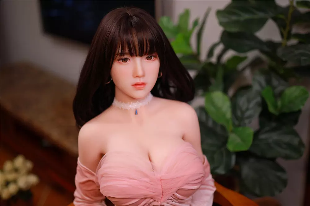 JY 161cm Silicone Head with TPE Body implanted hair Xu