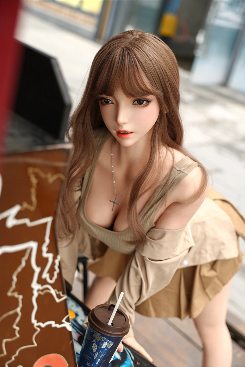 JYDOLL 160cm ROS Mouth Real Silicone Sex Doll Head#Qian Xia