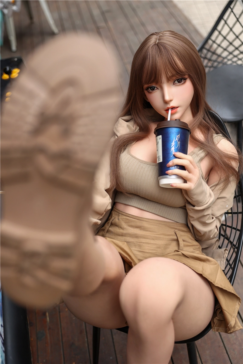 JYDOLL 160cm ROS Mouth Real Silicone Sex Doll Head#Qian Xia