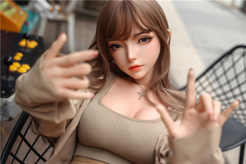 JYDOLL 160cm ROS Mouth Real Silicone Sex Doll Head#Qian Xia