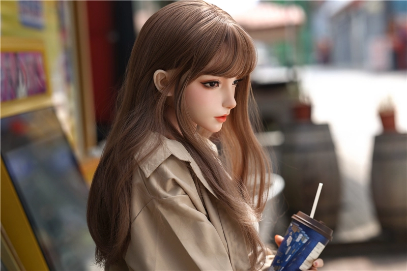 JYDOLL 160cm ROS Mouth Real Silicone Sex Doll Head#Qian Xia