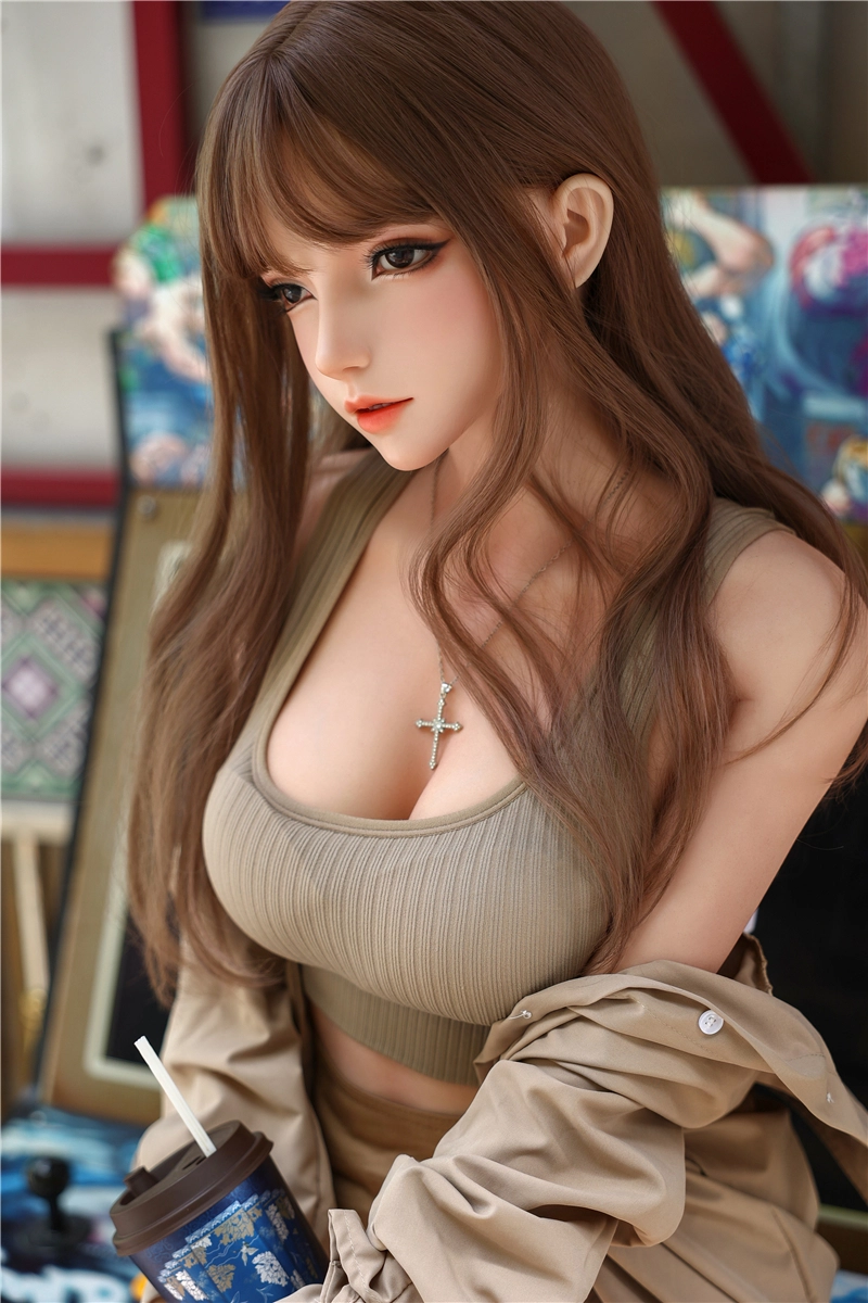 JYDOLL 160cm ROS Mouth Real Silicone Sex Doll Head#Qian Xia