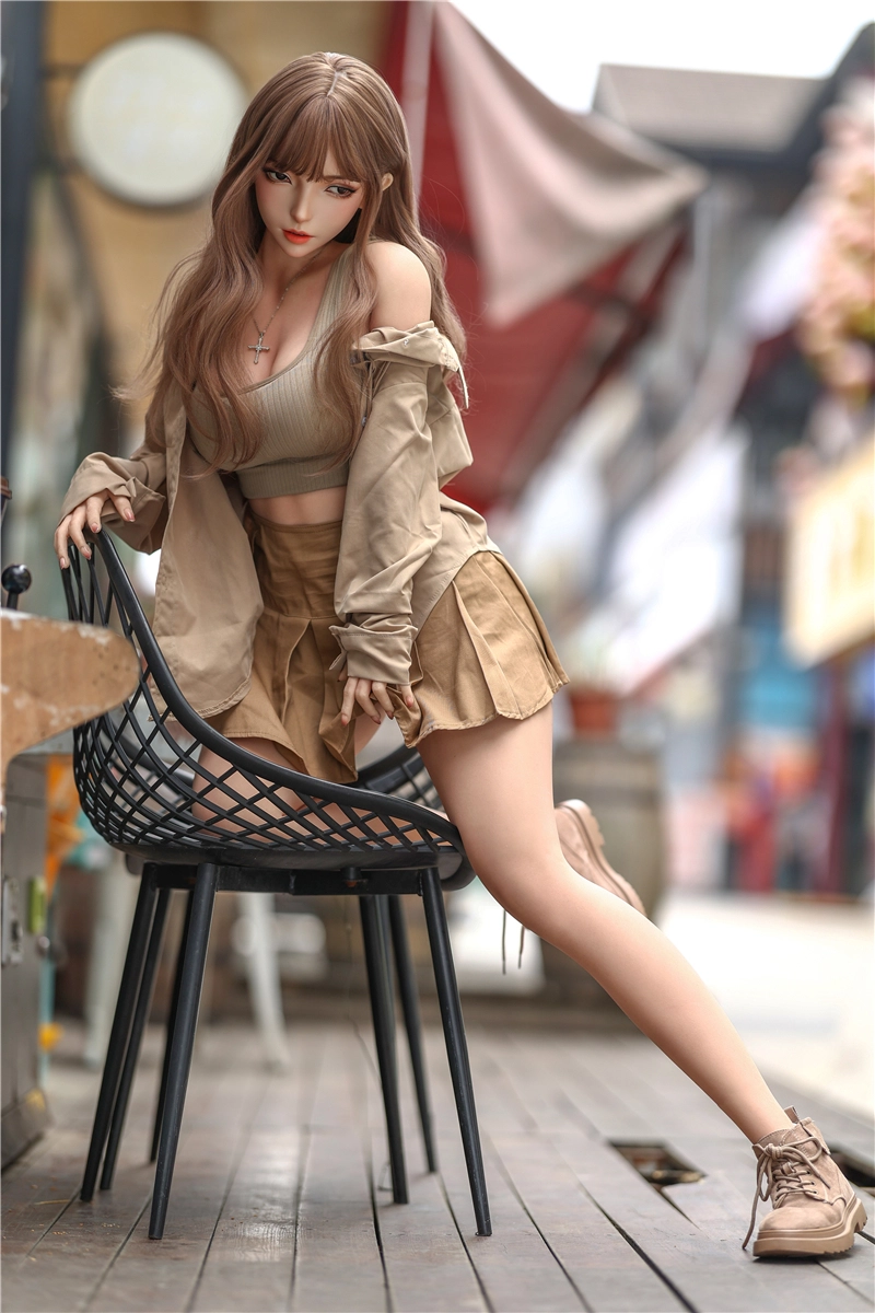 JYDOLL 160cm ROS Mouth Real Silicone Sex Doll Head#Qian Xia