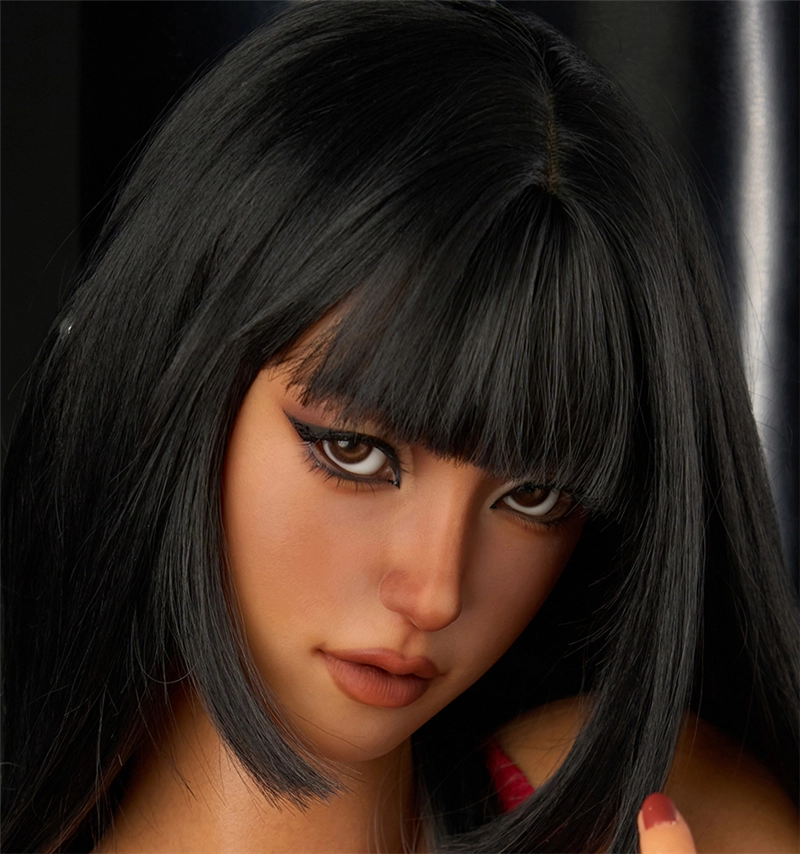 Irontech Oral Silicone sex doll Head#S14 Tan skin