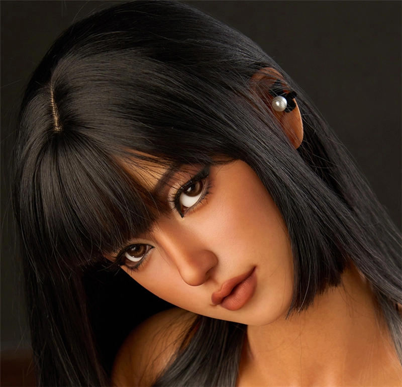 Irontech Oral Silicone sex doll Head#S14 Tan skin