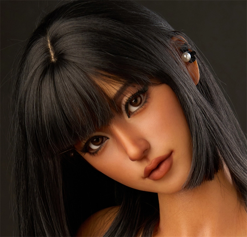 Irontech Oral Silicone sex doll Head#S14 Tan skin