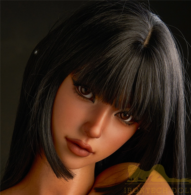 Irontech Oral Silicone sex doll Head#S14 Tan skin