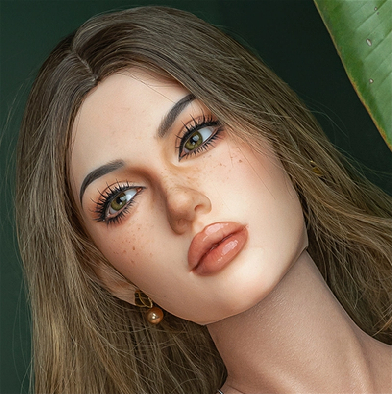 Irontech Silicone sex doll Head#R4 Silky Cream Skin