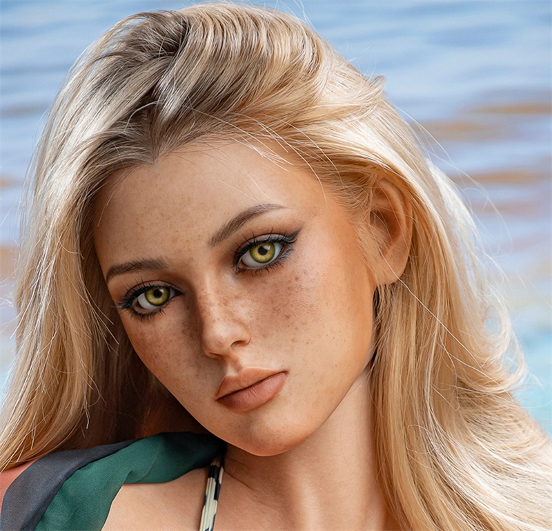 Irontech ROS Mouth Silicone sex doll Head#R5 Silky Cream Skin