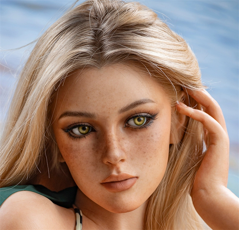 Irontech ROS Mouth Silicone sex doll Head#R5 Silky Cream Skin