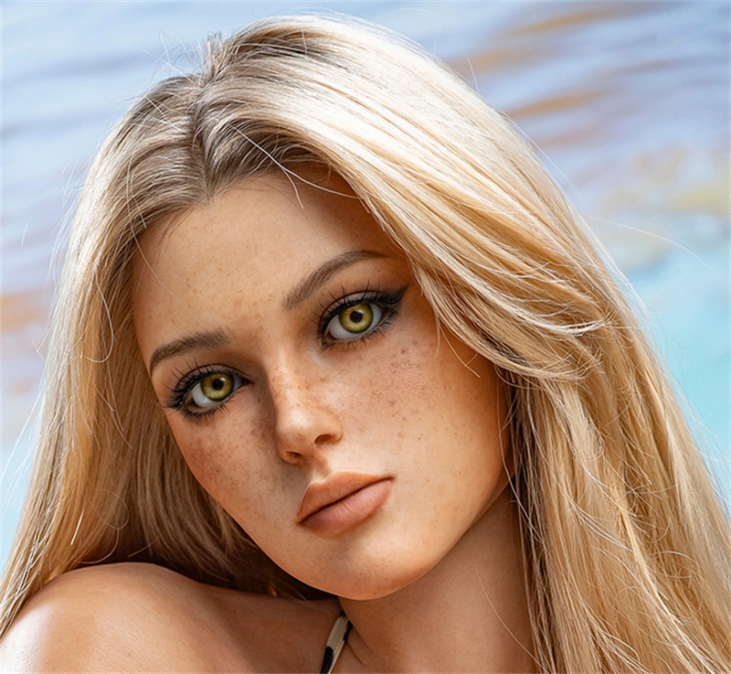 Irontech ROS Mouth Silicone sex doll Head#R5 Silky Cream Skin