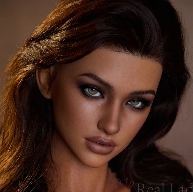Irontech ROS Mouth Silicone sex doll Head#R8 Dark Tan Skin