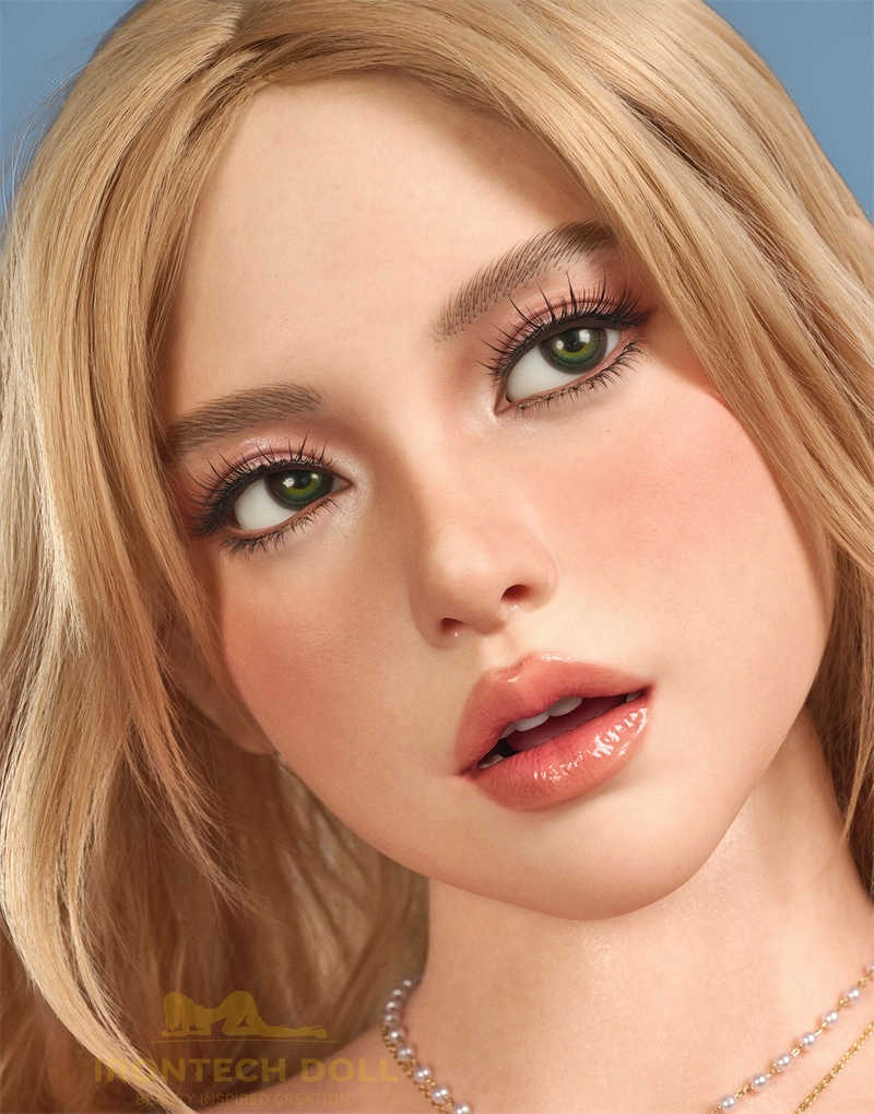Irontech Silicone sex doll Head#S40 ROS Mouth Natural Skin