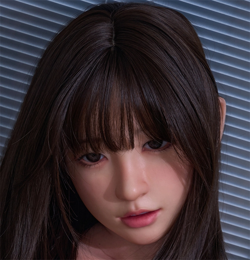 Irontech Silicone sex doll Head#A5 ROS Max Mouth Silk Grow Skin