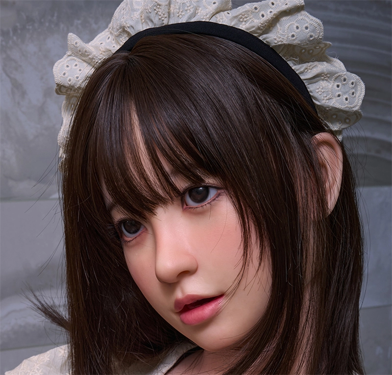 Irontech Silicone sex doll Head#A5 ROS Max Mouth Silk Grow Skin