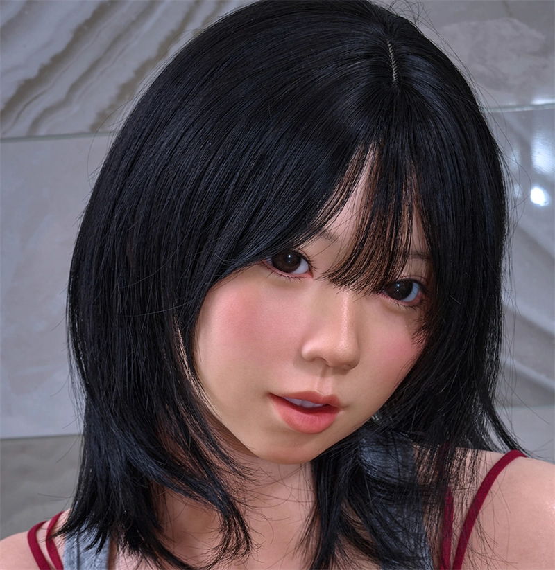 Irontech Silicone sex doll Head#A6 ROS Max Mouth Silk Grow Skin