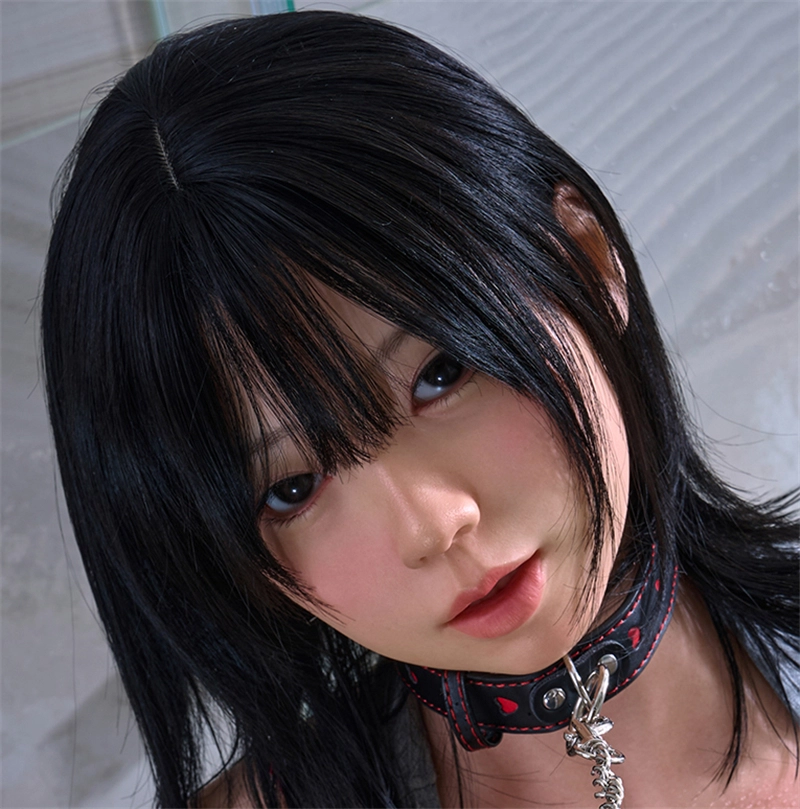 Irontech Silicone sex doll Head#A6 ROS Max Mouth Silk Grow Skin