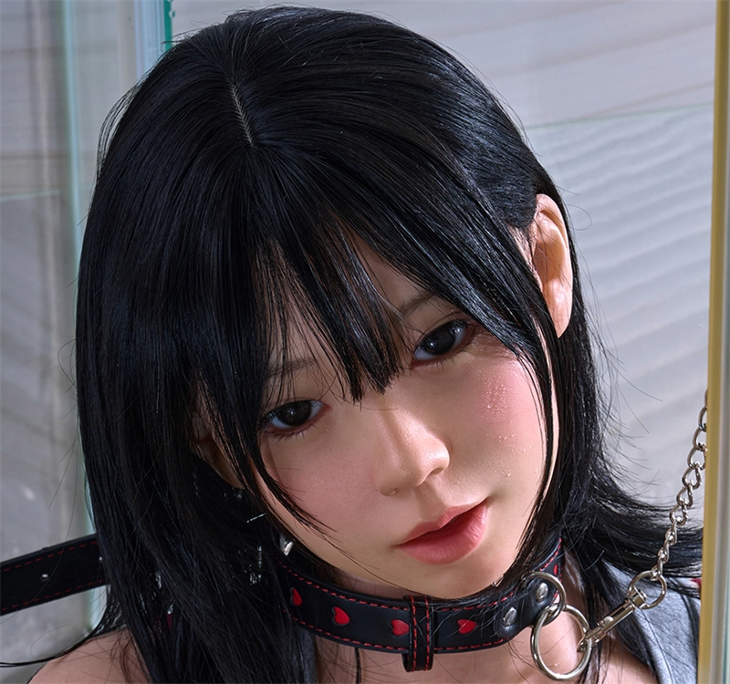 Irontech Silicone sex doll Head#A6 ROS Max Mouth Silk Grow Skin