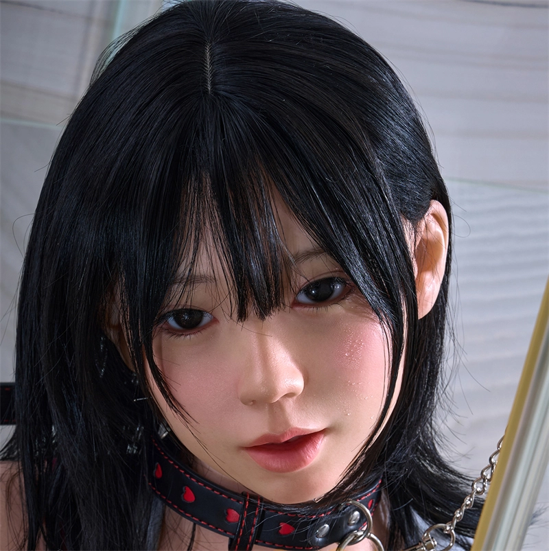 Irontech Silicone sex doll Head#A6 ROS Max Mouth Silk Grow Skin