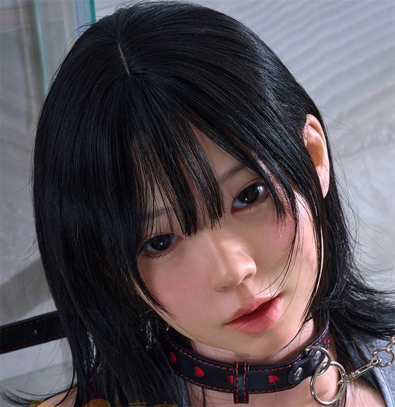 Irontech Silicone sex doll Head#A6 ROS Max Mouth Silk Grow Skin