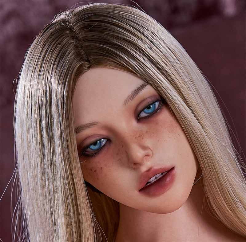 Irontech Silicone sex doll Head#B2 ROS Max Mouth Silk Grow Skin