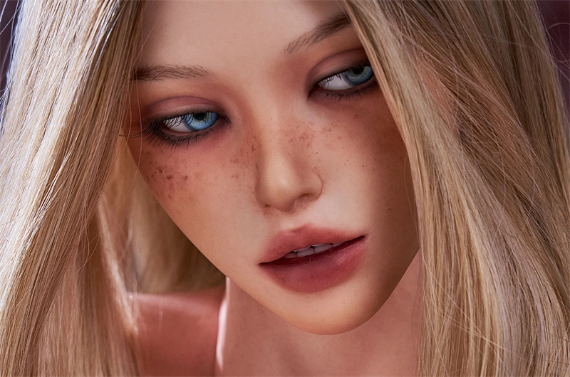 Irontech Silicone sex doll Head#B2 ROS Max Mouth Silk Grow Skin