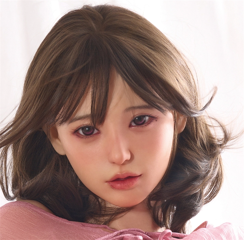 Irontech Silicone sex doll Head#S14 ROS Max Mouth Silk Grow Skin
