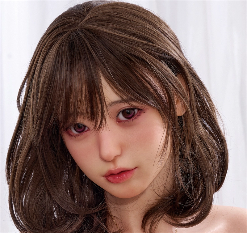 Irontech Silicone sex doll Head#S14 ROS Max Mouth Silk Grow Skin