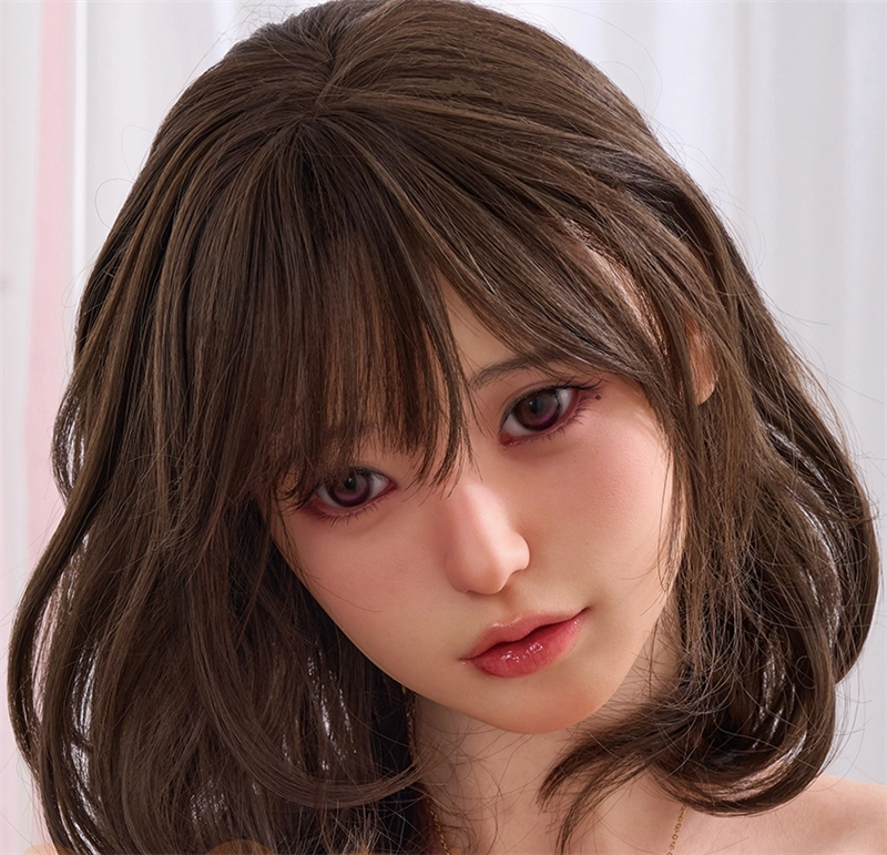 Irontech Silicone sex doll Head#S14 ROS Max Mouth Silk Grow Skin