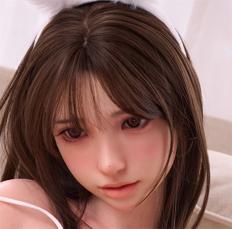 Irontech Silicone sex doll Head#S32 ROS Max Mouth Silk Grow Skin