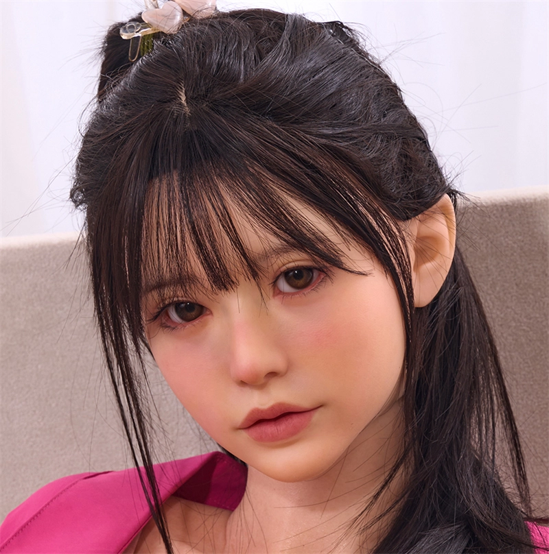 Irontech Silicone sex doll Head#T1 ROS Max Mouth Silk Grow Skin