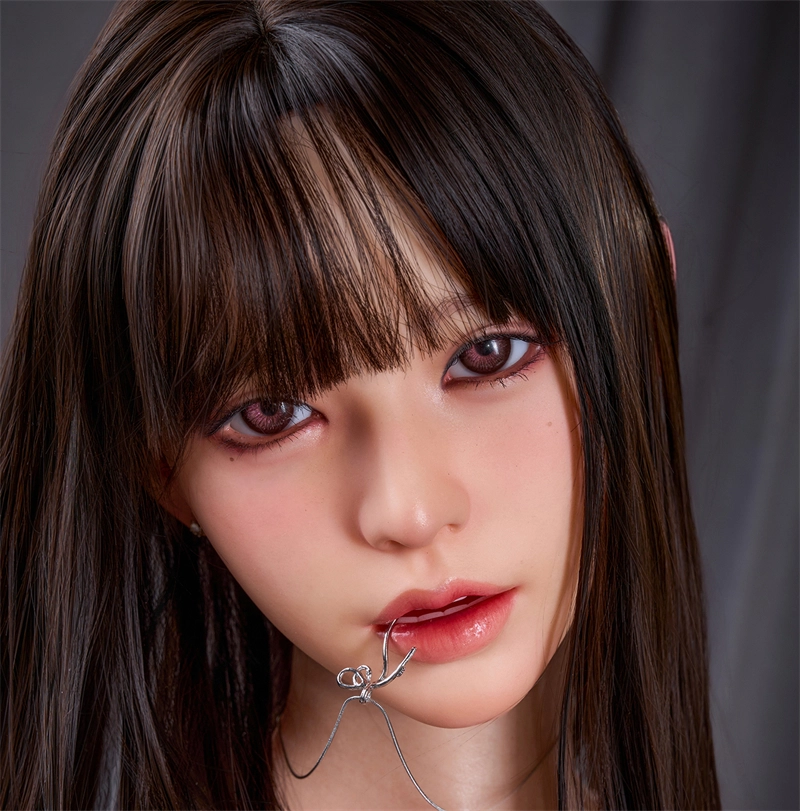 Irontech Silicone sex doll Head#T1 ROS Max Mouth Silk Grow Skin