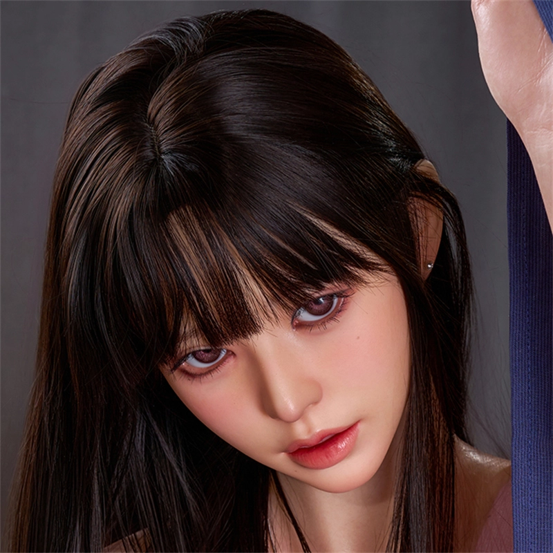 Irontech Silicone sex doll Head#T1 ROS Max Mouth Silk Grow Skin