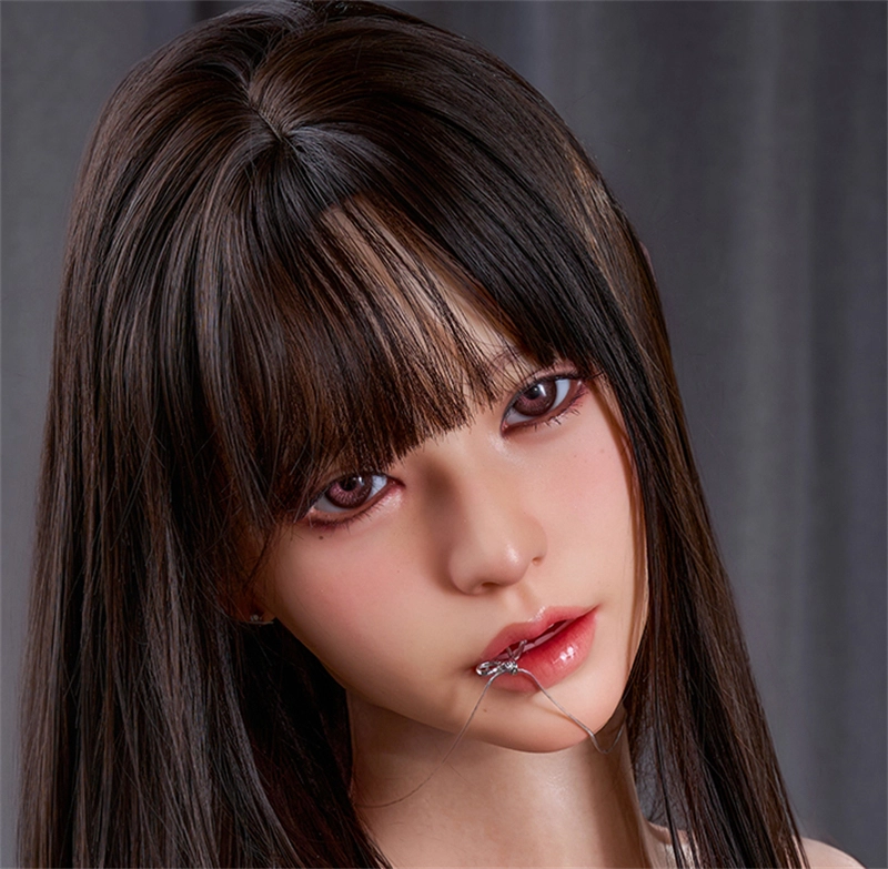 Irontech Silicone sex doll Head#T1 ROS Max Mouth Silk Grow Skin